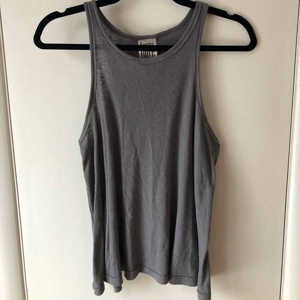 Grey Free People Tank